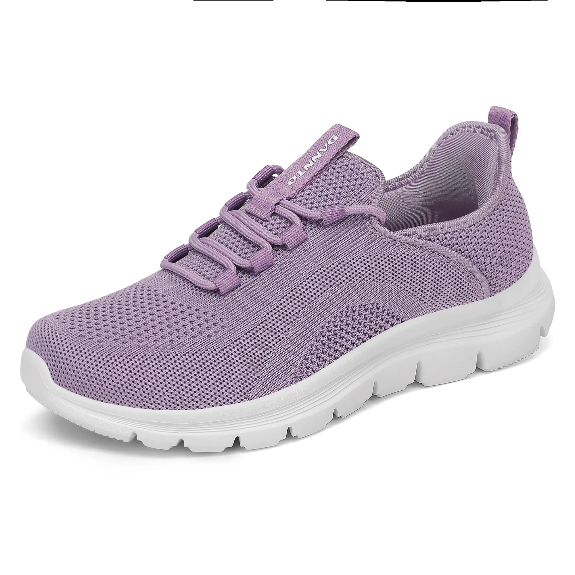 Dannto Women's Running Shoes Hands-Free Slip On Breathable Knit Walking Sneakers Non-Slip for Work Gym & Casual