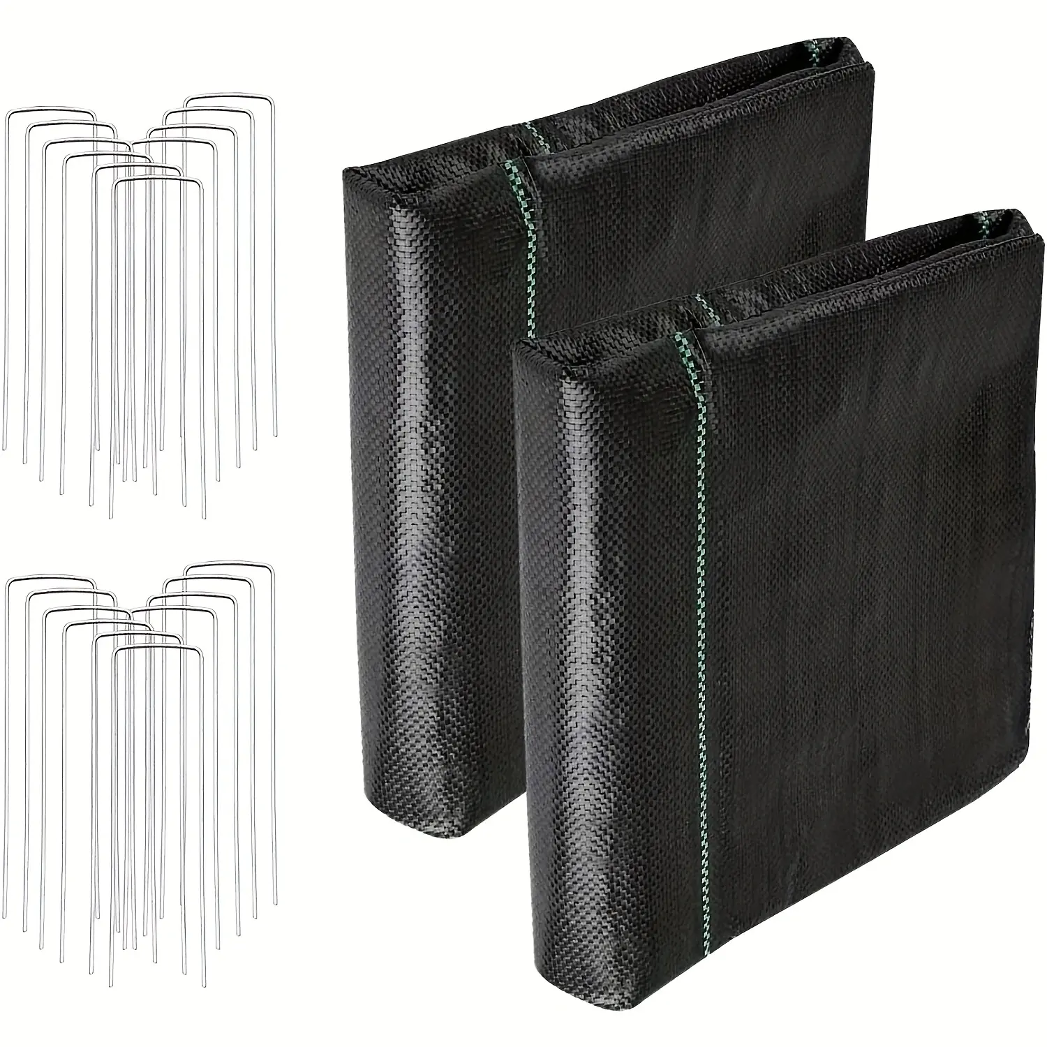 Heavy duty weed barrier fabric, durable garden weed cloth, suitable for weed control in landscapes, lanes, and small paths, designed specifically for effective weed control in garden beds, landscaping projects, and commercial lanes