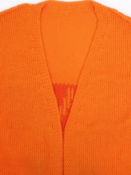 Women's Letter Print Drop Shoulder Long Sleeve Cardigan, Casual Open Front Longline Cardigan for Spring & Fall, Summer Outfits 2024, Fashion Cozy Clothing