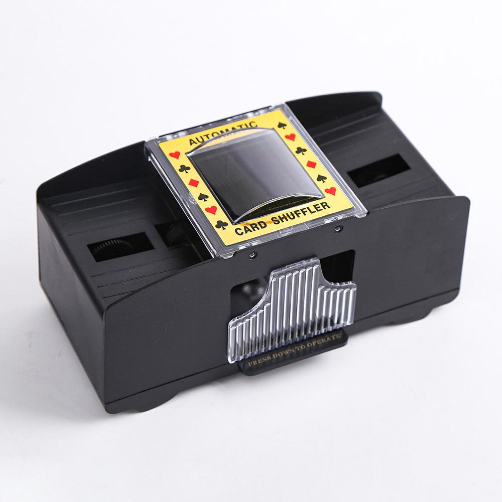 2 Deck Automatic Card Shuffler Poker Cards Shuffling Machine Casino Playing Game