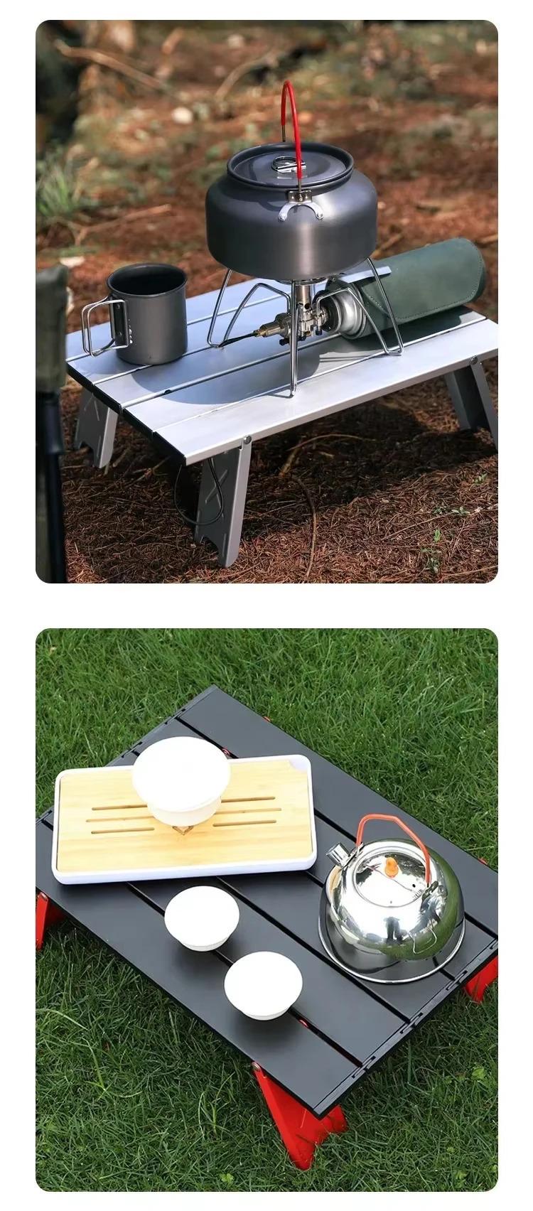 Tailor-Made Portable Table: Lightweight Aluminum Alloy Camping Beach Table with Custom Service & Storage Bag