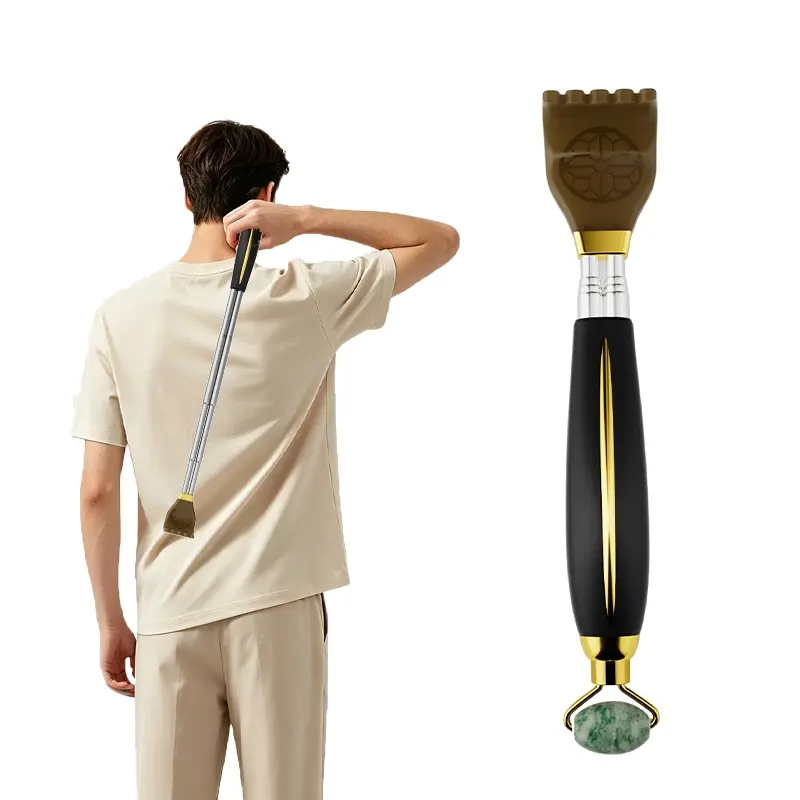 Upgraded 2-in-1 retractable back scratcher – lightweight & portable, scratch-proof, sturdy and gentle on skin, perfect for comfortable skin scratching. Great gift choice for adults for Thanksgiving, birthdays and Christmas