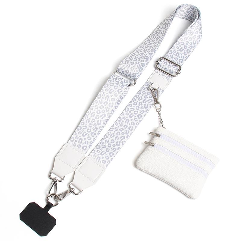 Sexy leopard print mobile phone crossbody strap, phone sling, phone charms, multi-functional and adjustable, can be used for mobile phone decoration, backpack decoration, backpack decoration with wallet, suitable for gifts to give to your girlfriend