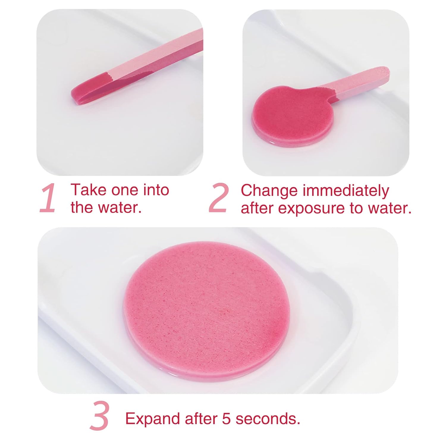 Facial Cleansing Sponge, 120pcs/set Compressed Facial Puff, Professional Skincare Tools for Beauty Salon