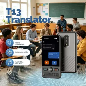 Ai Language Translation Device, Supports 139 Languages, Real-Time Voice Translation, Offline Translation, Photo Translation, Ideal for Travel and Business