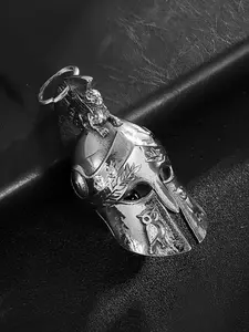 Gremlin Guardian Motorcycle Bell, Keychain for Men and Women, Geometric Street Style, Durable and Fashionable, Perfect Gift for Bikers