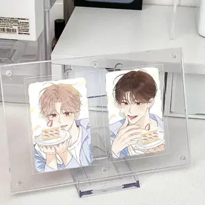 2 Pcs/set New Korean BL Manhwa Male Male Love Photo Cards Cute Boys HD Photocard Postcard Fans Friends Cosplay Decorate Gift