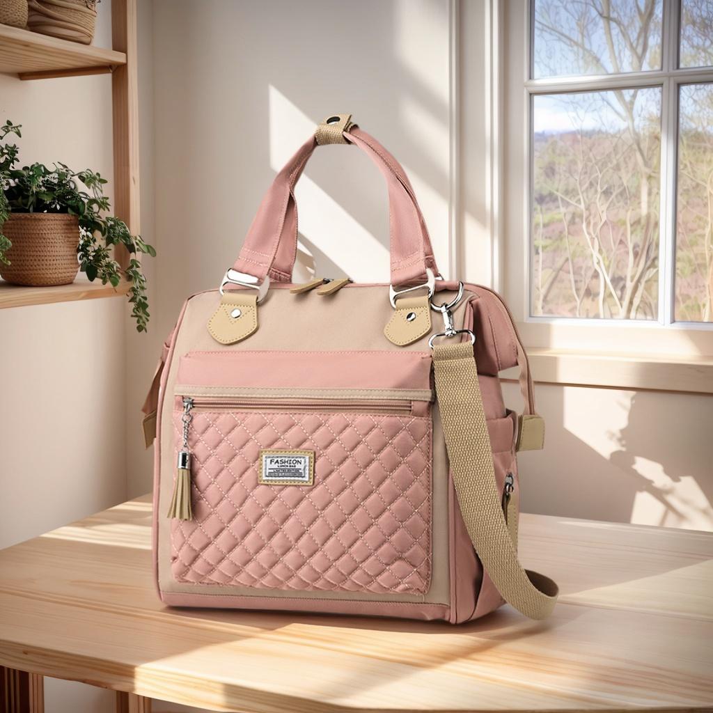 Large capacity multifunctional lightweight zipper lunch bag. Adjustable detachable shoulder strap, hand-held lunch bag gift for women, sturdy and reusable