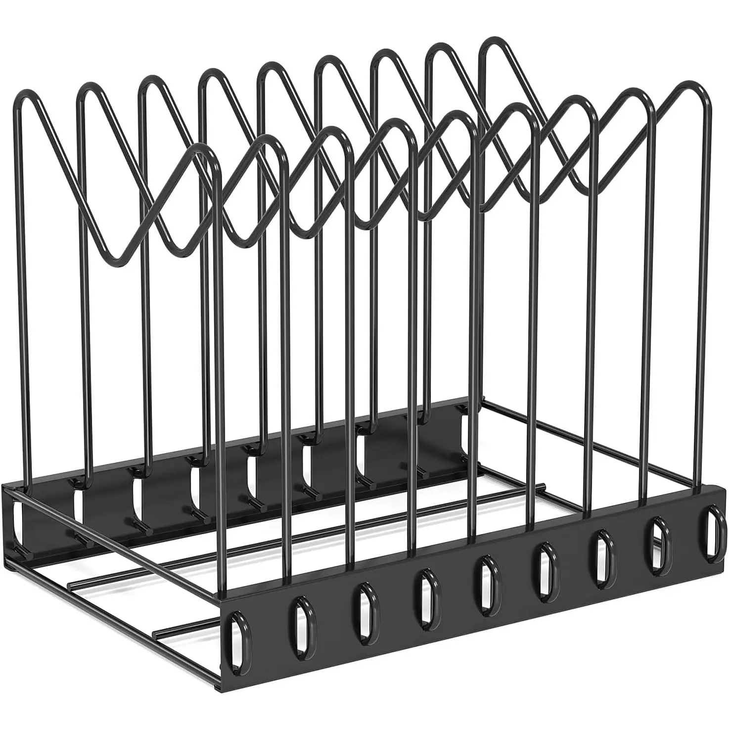 File Organizer for Desk,Clipboard Stand,Wire Caddy,Chopping Board Organizer,File Folder Holder/Rack,File Sorter,Desktop Record Holder,8 Sections Storage,Anti-Scratch/Rusty,Stable,Adjustable