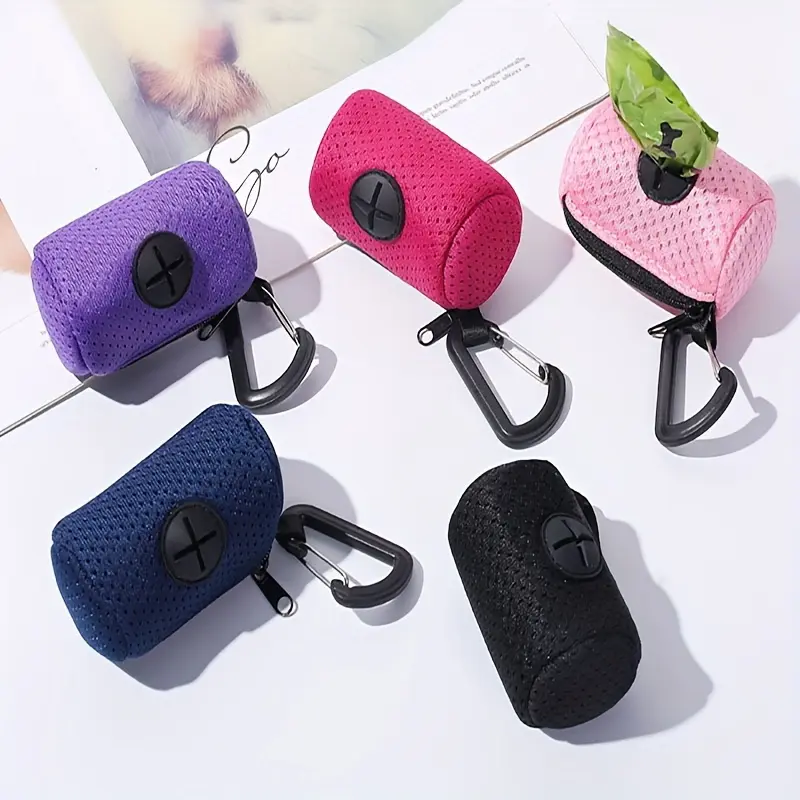 Pet Garbage Bag / Dog and Poo Bag Storage and Dispenser, Portable for Outdoor Use