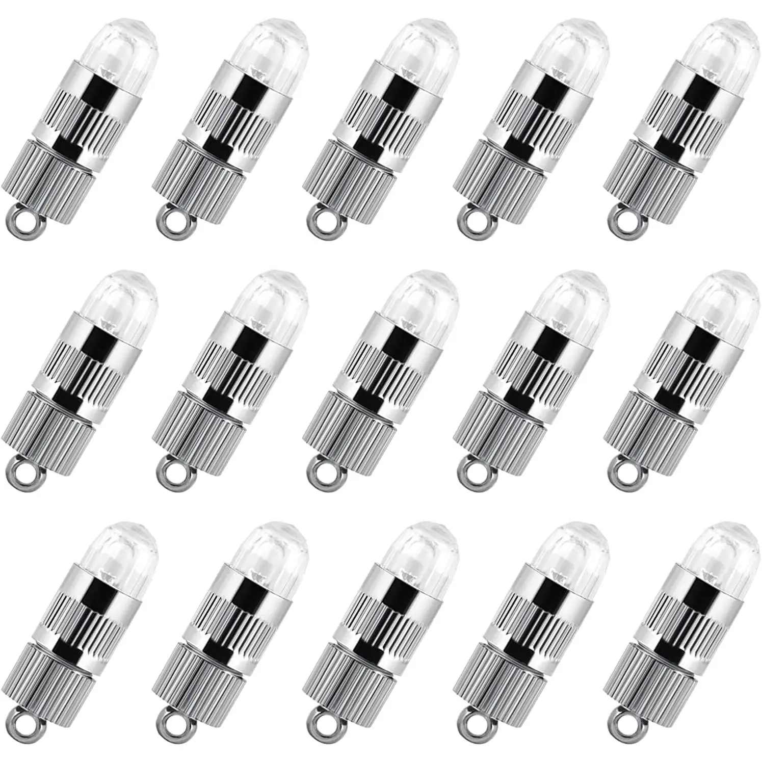 15x  Operated Mini LED Lights for Paper Lanterns, Balloons, Party Decoration, Non- - White