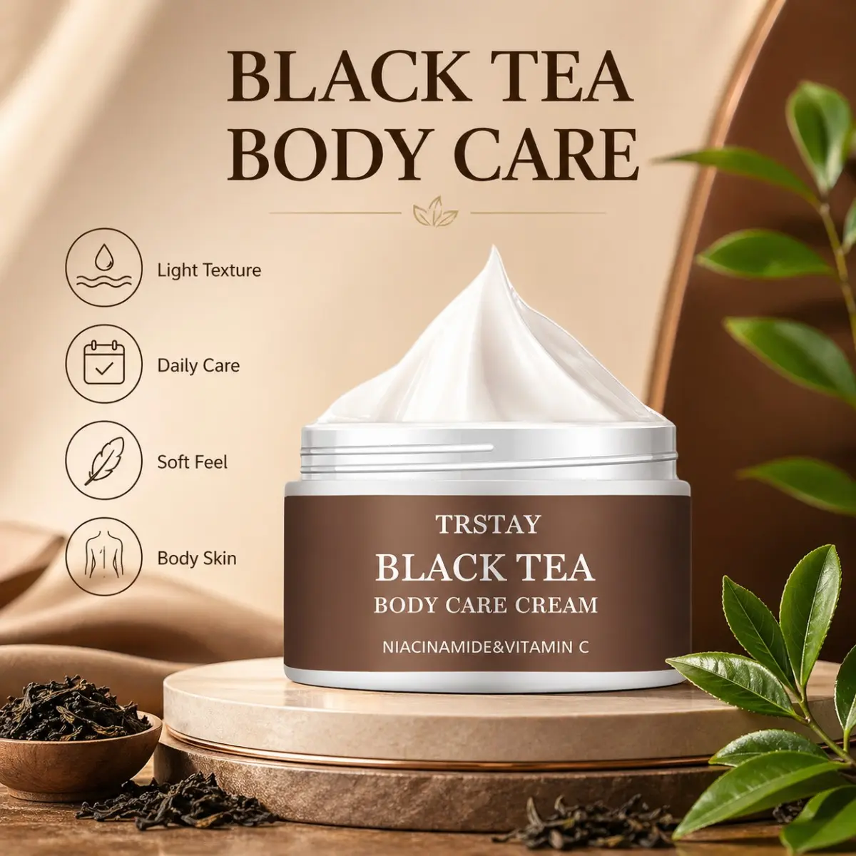 Trstay Centella Multi-Effect Repair Cream, Retinol Firming, Niacinamide & VC Brightening, Allantoin Soothing Moisturizing Skin Care
