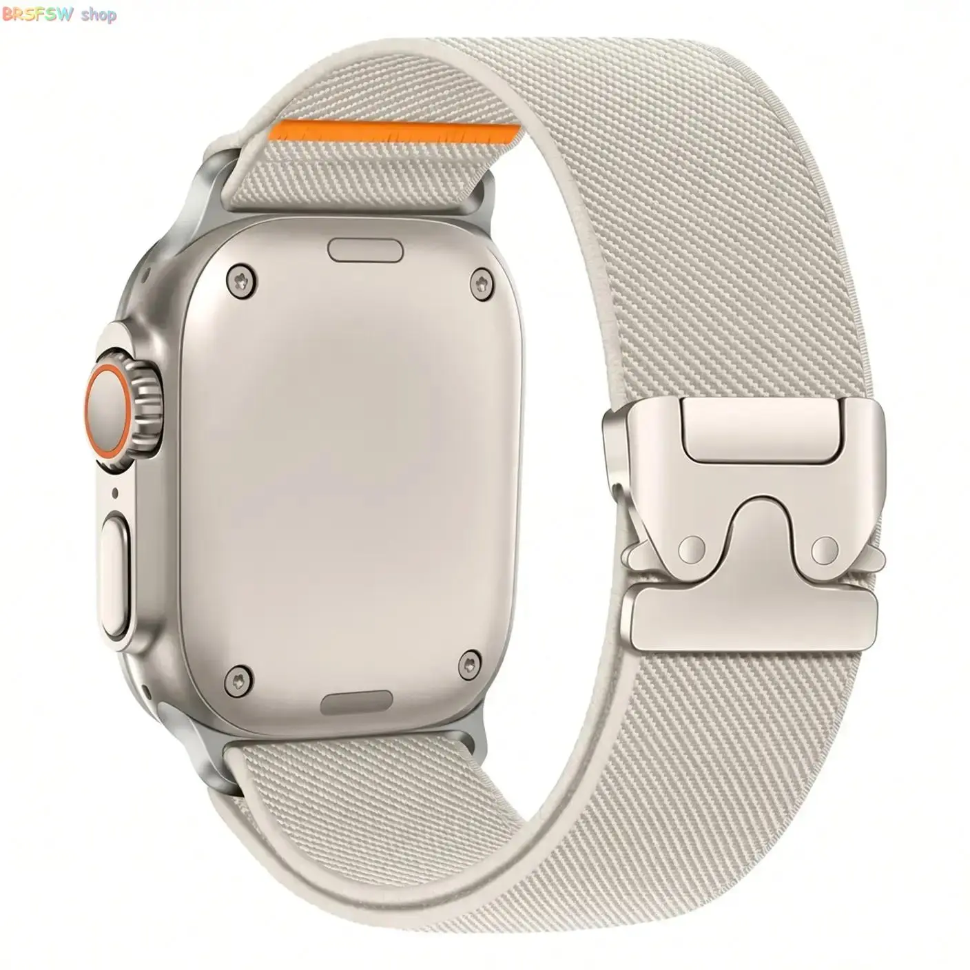Parachute‑Style Elastic Nylon Loop Watch Band, Compatible with Apple Watch Ultra 3/2/1 (49mm), Series 11/10/9/8/7/6/SE (38mm‑46mm), Adjustable Lightweight Durable Strap for Daily Wear