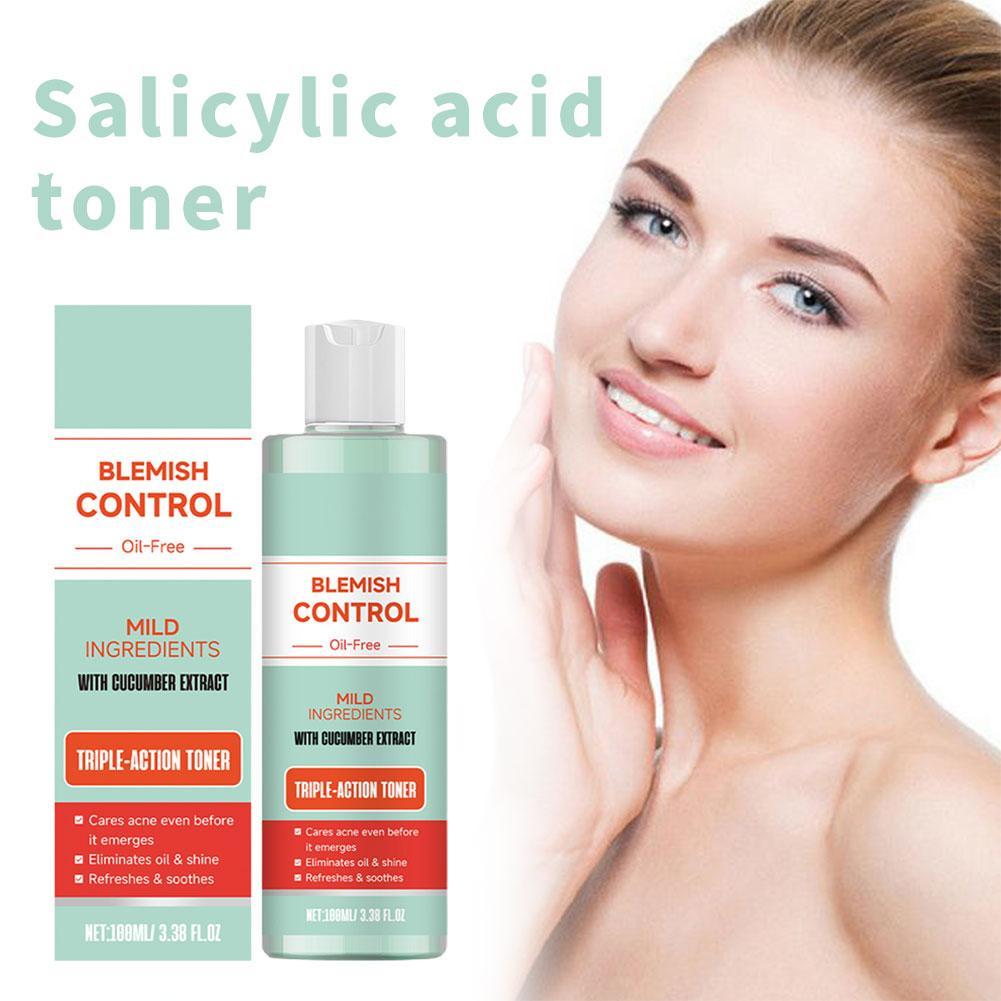 Acne-fighting, Pore-cleansing Salicylic Acid Toner Nourishes The Skin Repairs The Skin Barrier And Contains Gentle Ingredients