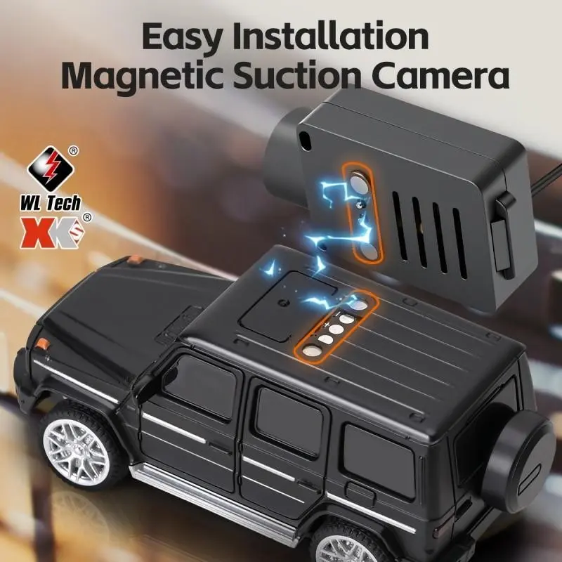 6405 Mini RC Car, 2.4GHz 1:64 Scale Fpv Remote Control Car with Camera, APP Controlled, Adult LED Lights, Gift Idea, No Remote Included