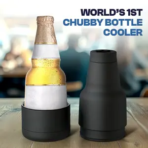 Stainless Steel - Double Wall Vacuum Sealed - Glass Bottle Insulator