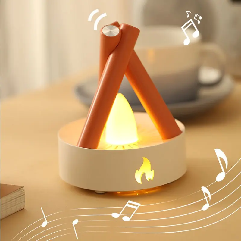 Rechargeable Firefly Night Light, Home & Camping Use, Soft Noise, Four Colors Available, Ideal Gift for Holidays