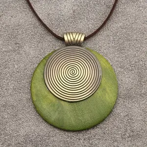 Fashion Retro Thread Pendant Long Necklace, Bohemian Ethnic Sweater Chain, Unisex Couple Gift, Girlfriend or Mother Teacher's Day Present