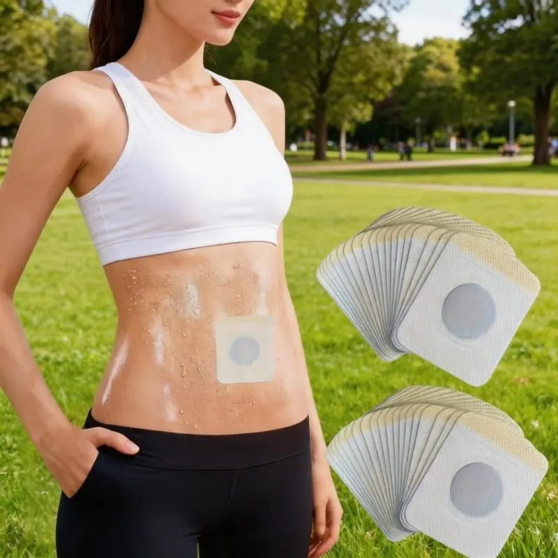 50PCS Abdominal Slimming Patches, Suitable for All Skin Types, Unisex Fitness Essential, Gym Must-Have,Firming & Tightening Stickers