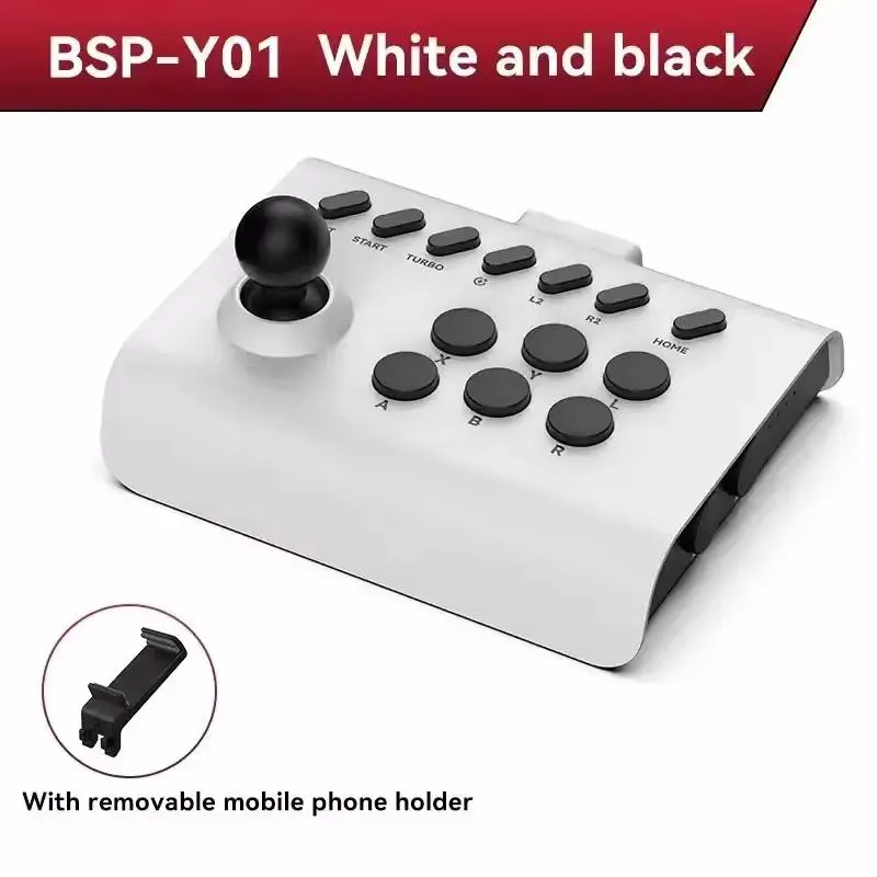 Arcade Gamepad Bluetooth Controller For Nintendo Switch PS4 PS3 Mobile Android IOS iPhone PC Computer Smart TV Joystick Wireless Wired USB Gaming Control Game Pad 2.4G MFI Phone Gaming Accessories Wireless Gamepads Game Peripherals Pc Game Controllers