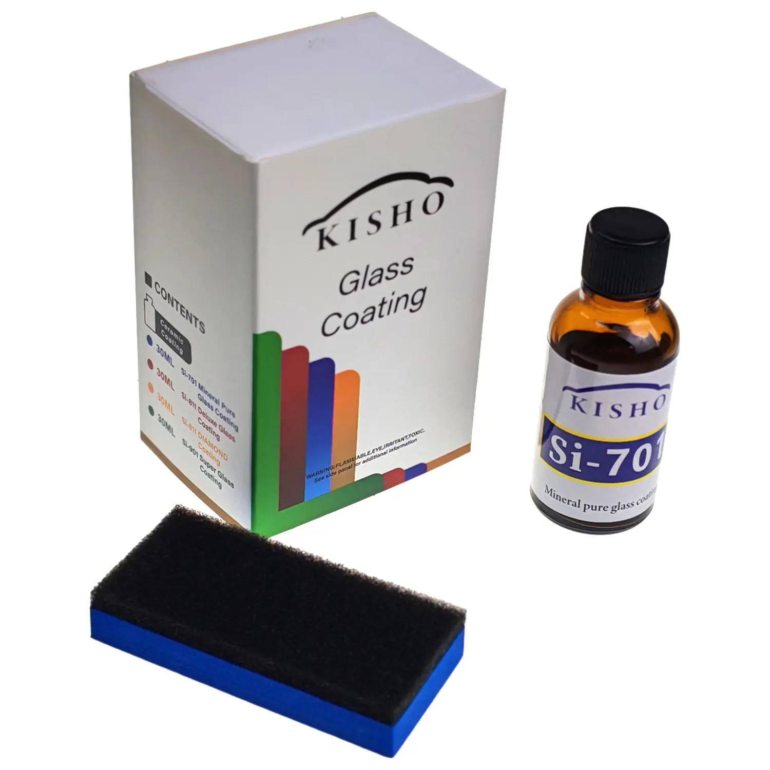 SI-701 KISHO Car Liquid Ceramic Coat Hydrophobic Glass Graphene Ceramic Coating Paint Care Anti-scratch Glasscoat Car Polish