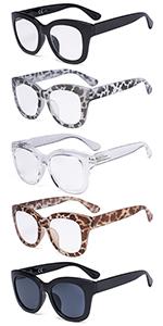 Small Reading Glasses for Women Cat-eye Style Ladies Readers