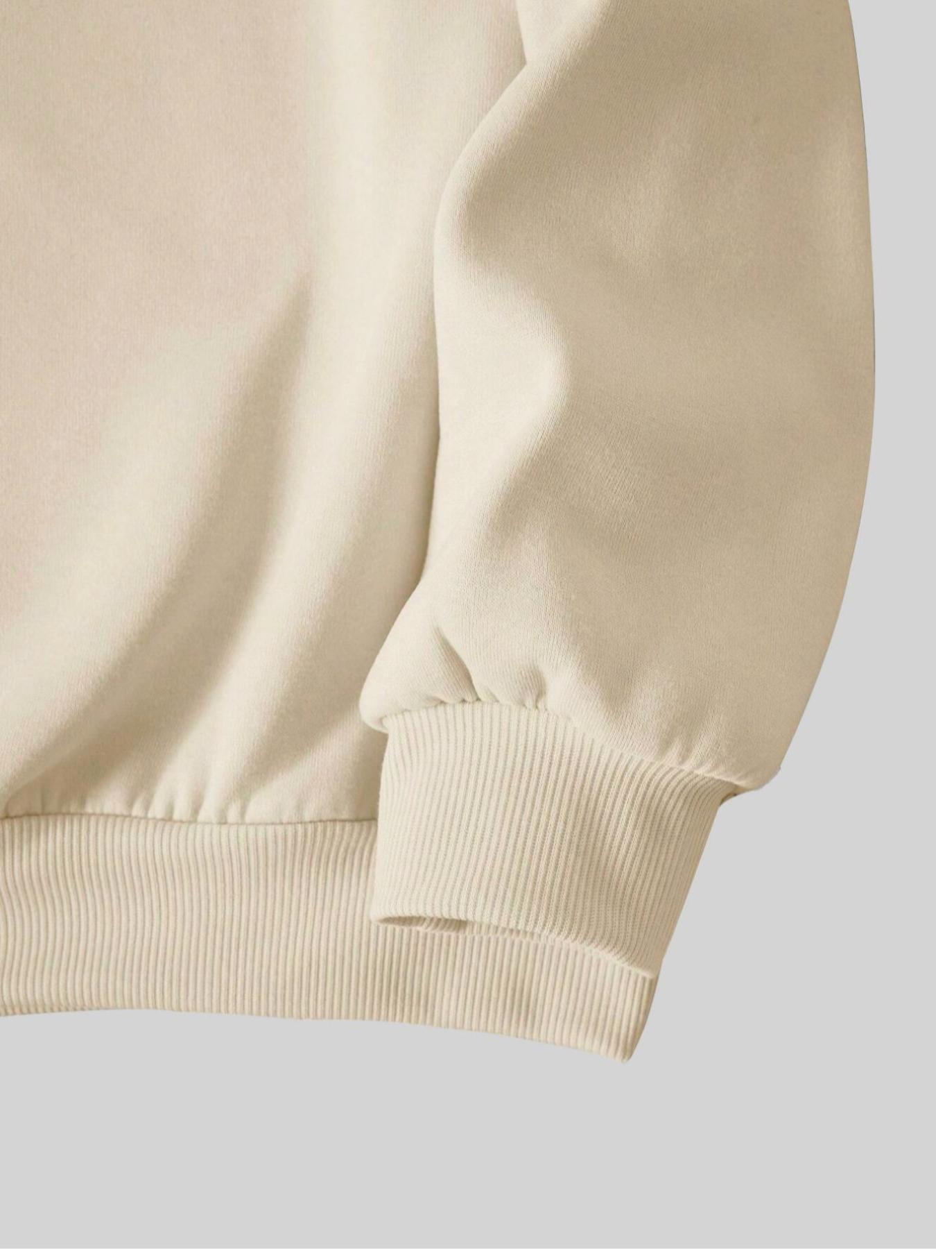 Women's Cartoon Mama Letter & Heart Print Pullover Sweatshirt, Casual Long Sleeve Crew Neck Pullover for Fall & Winter, Women's Clothes for Daily Wear