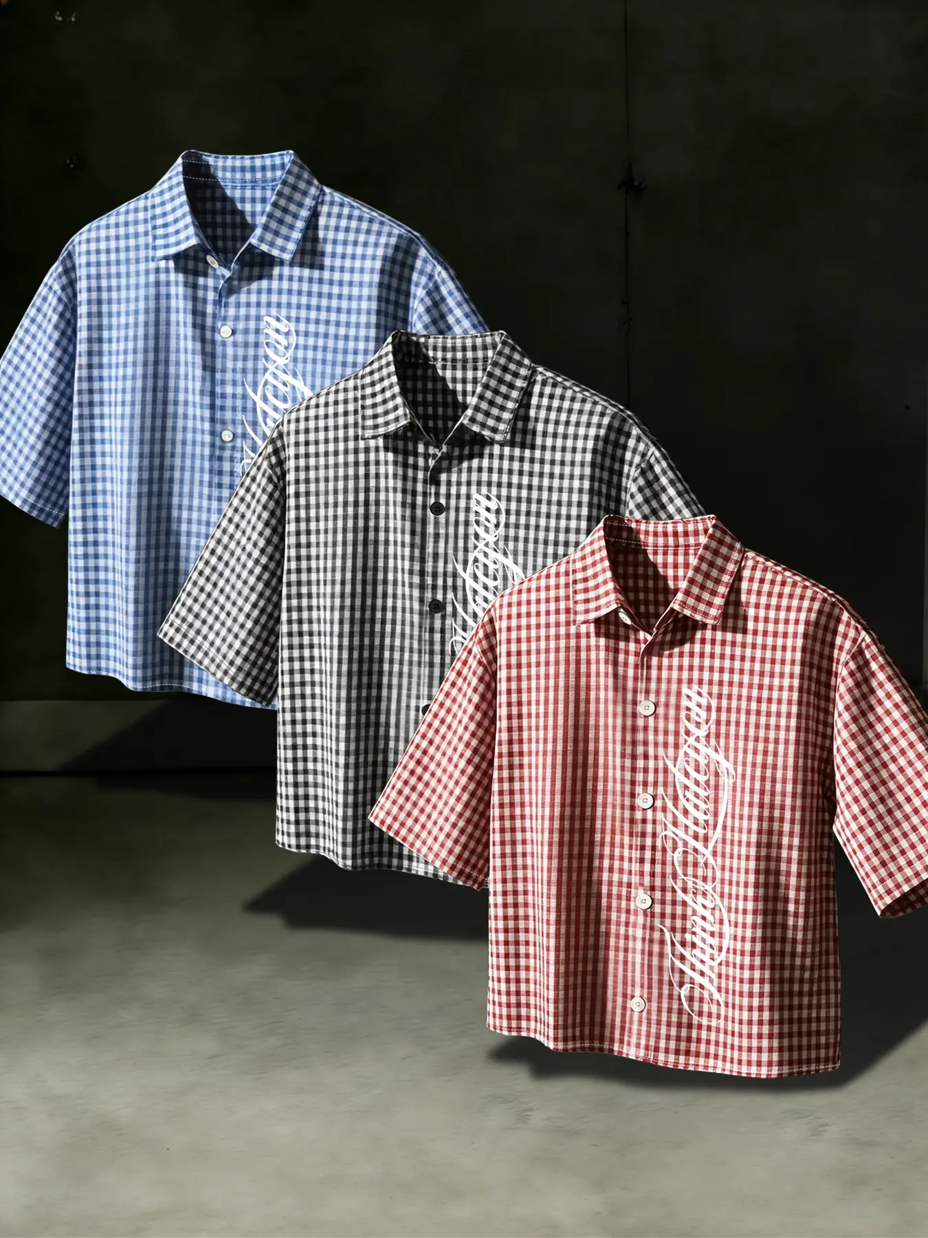 Men's Short Checkered Plaid Print Gingham Sleeveless Shirt, Fashion Casual Top for Daily Wear, Trendy Design with Comfortable Feel