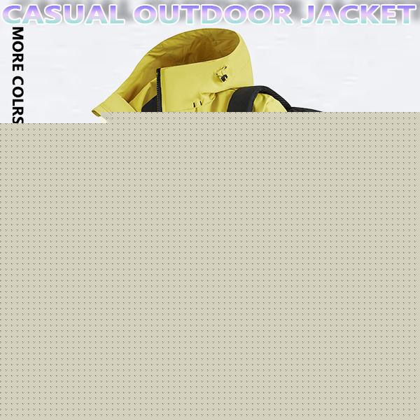 Autumn and Winter hooded casual men's Outdoor Jackets,  Windproof and wear-resistant color-blocked jacket, couples' style winter coat, outerwear top. SpringStatements