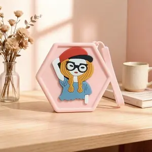 New Silicone Storage Bag, Large Capacity Portable Durable Waterproof Key Holder, Lipstick Makeup Coin Purse, 1 Piece