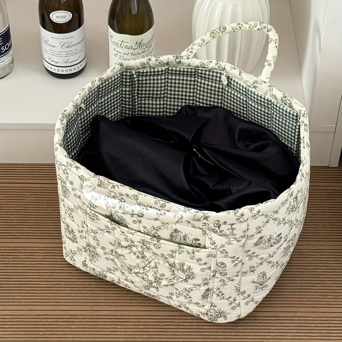 Large Foldable Bohemian French Style Rattan Woven Laundry Basket Vintage French Woven Storage Box with Open Multi Hamper for Clothes Toys Socks & Underwear Organization Canvas Basket Suitable for Room Bathroom Bedroom Shelf Baskets Large Foldable Bohemian French Style Rattan Woven Laundry Basket Vintage French Woven Storage Box with Open Multi Hamper for Clothes Toys Socks & Underwear Organization Canvas Basket Suitable for Room Bathroom Bedroom Shelf Baskets