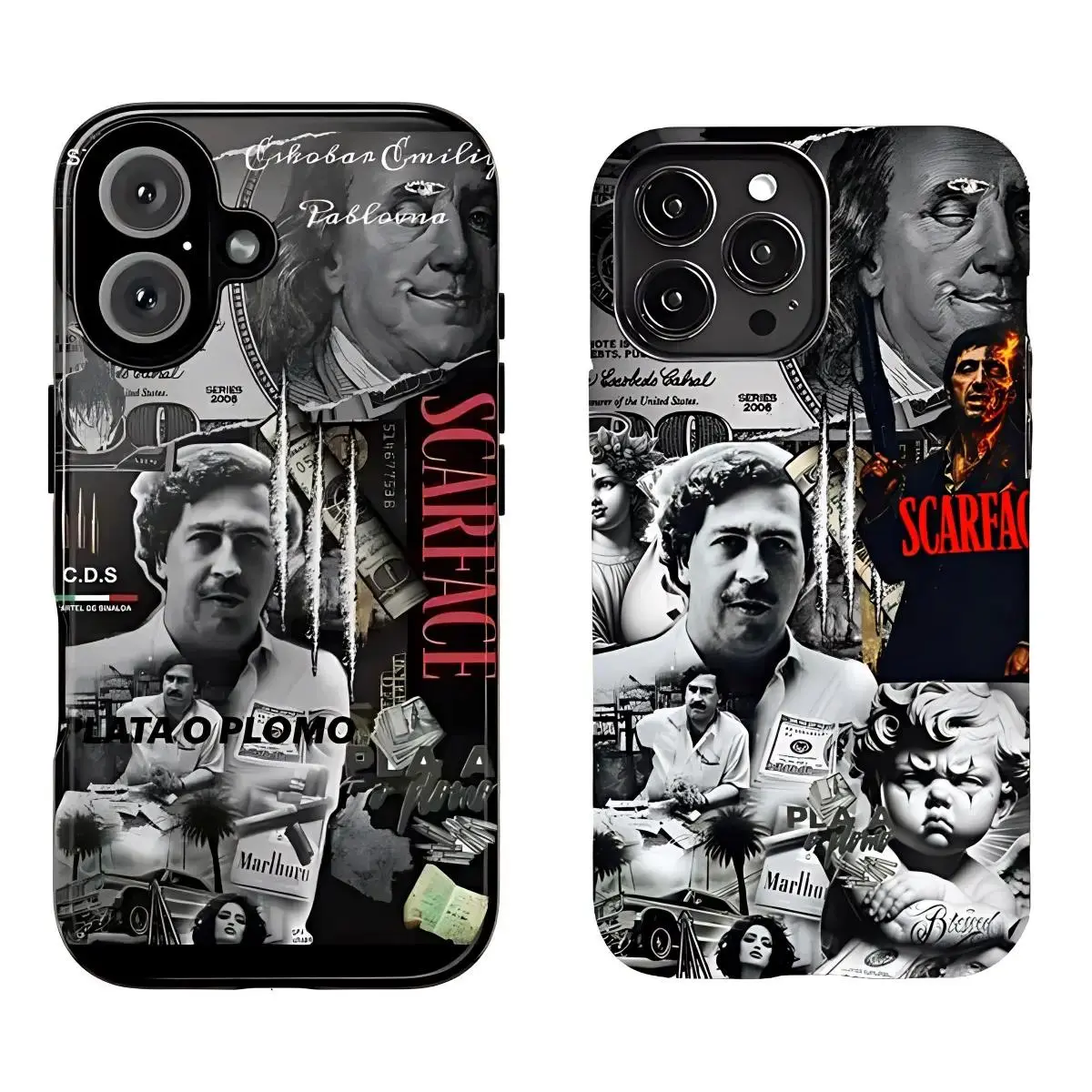 C.D.N SCARFACE Suitable for iPhone 17-11 Pro Max/Plus and  Samsung Galaxy S23-25