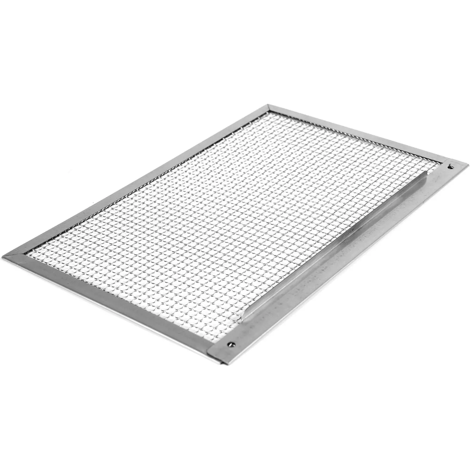 6 Inch Gutter Guard - Heavy Duty 100% Stainless Steel High-Flow Leaf Screen for Debris, Clog & Overflow Protection - Fits K-Style & Half-Round, Screws Included (1 Panel, 6in x 7.8in)