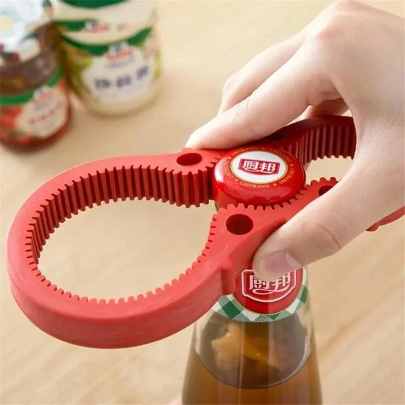 Portable Bottle Opener Anti-slip manual Lid Off removal wrench for Multi-size screw cap Can Beer Jar Kitchen Gadgets Twist Tool,small,foldable,heat,outdoor,diesel,Kraft,Black,Personalized,Inflatable,Vintage,Handwritten,Solar,hd,Hinged,PVC,mai,pro,birthday