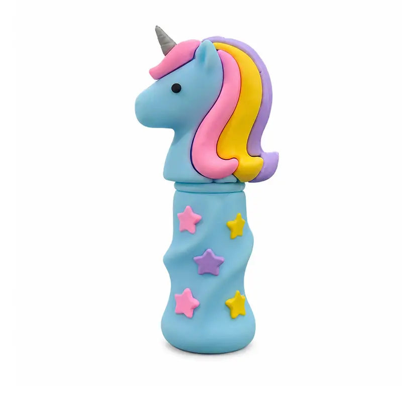 Cute Unicorn Refillable Perfume Atomizer, Mini Portable Travel Spray Bottle, Bottom Fill Empty Fragrance Container, Kawaii Cartoon Unicorn Pocket Size Perfume Sprayer for Purse, Bag, Makeup Table & Daily Use