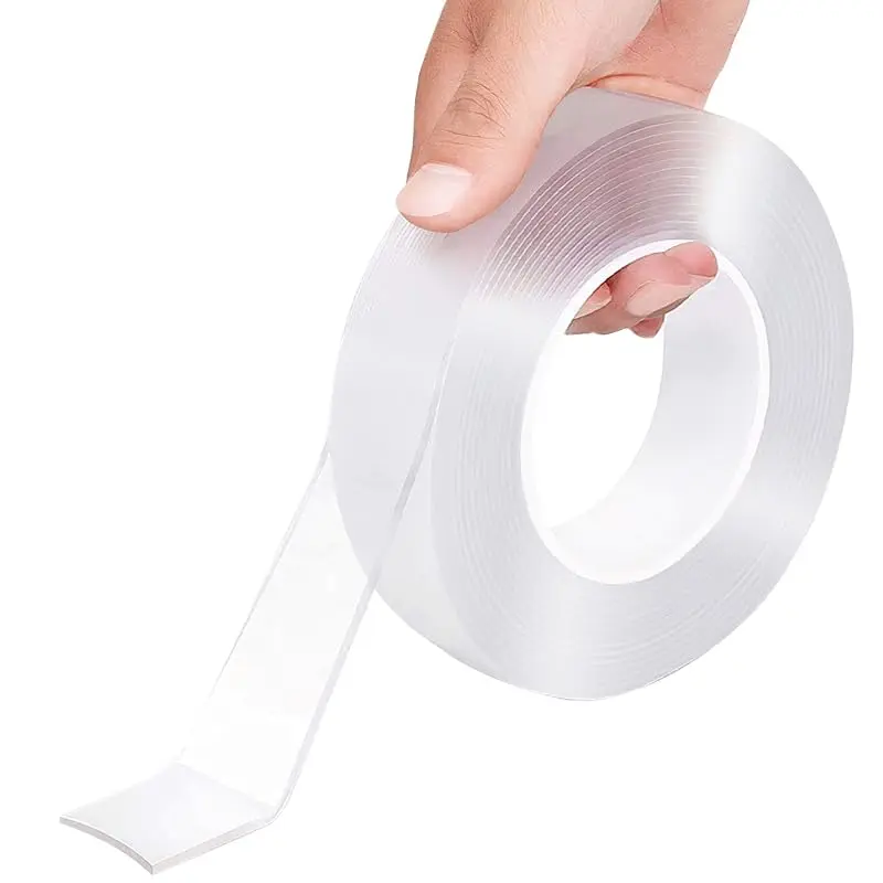 Double Sided Tape Heavy Duty Removable Nano Tape Multipurpose Mounting Tape for Poster Carpet Picture  Strip Rug WallCarpets Outdoor  Office (9.85 )