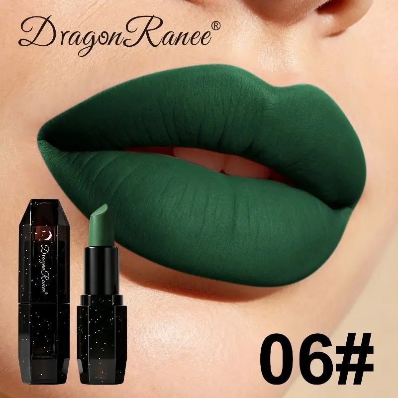 Dragon Ranee Matte Lipstick  Dusty Pink, Velvety Soft Non‑drying Matte Finish, High Pigment Long Lasting Lip Color, Smooth Application, Daily Party Makeup Lipstick for Women, Comfortable All‑Day Wear Lip Cosmetic