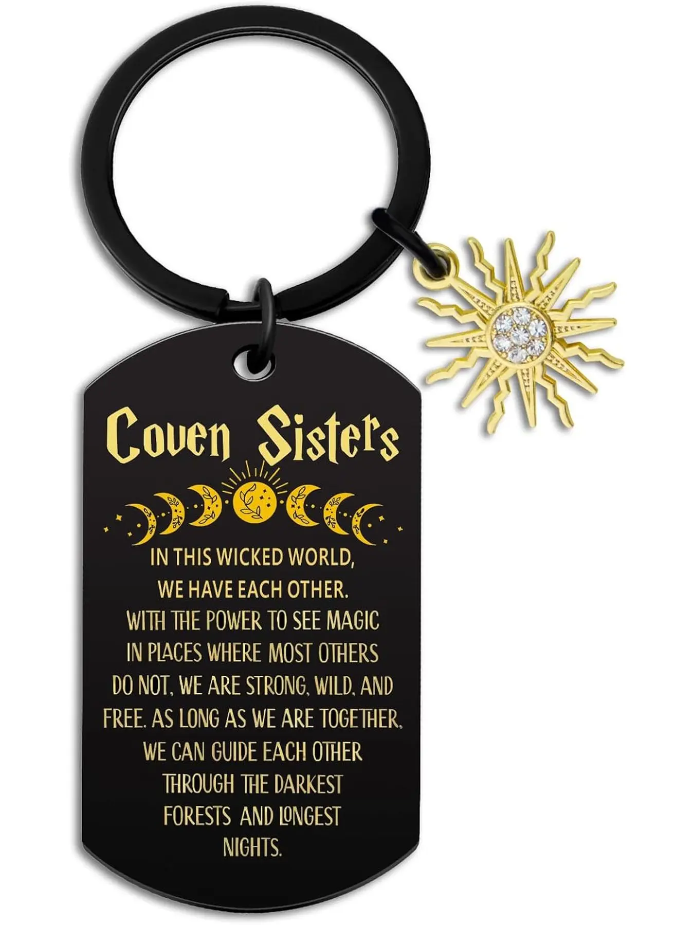 Witchy Gifts For Women Witch Stuff Halloween Gifts For Women Witchy Keychain Witch Stuff Witchcraft Witch Birthday Halloween Keychain Gift Witch Accessories Wicked