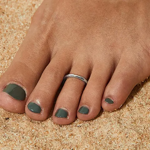 Simple Plain Geometric Design Minimalist Adjustable Foot Ring, Toe Rings, Gifts for Her, Women's Fashion Cute Jewelry Accessories for Beach Vacation, Accessories for Women, High Quality Jewelry