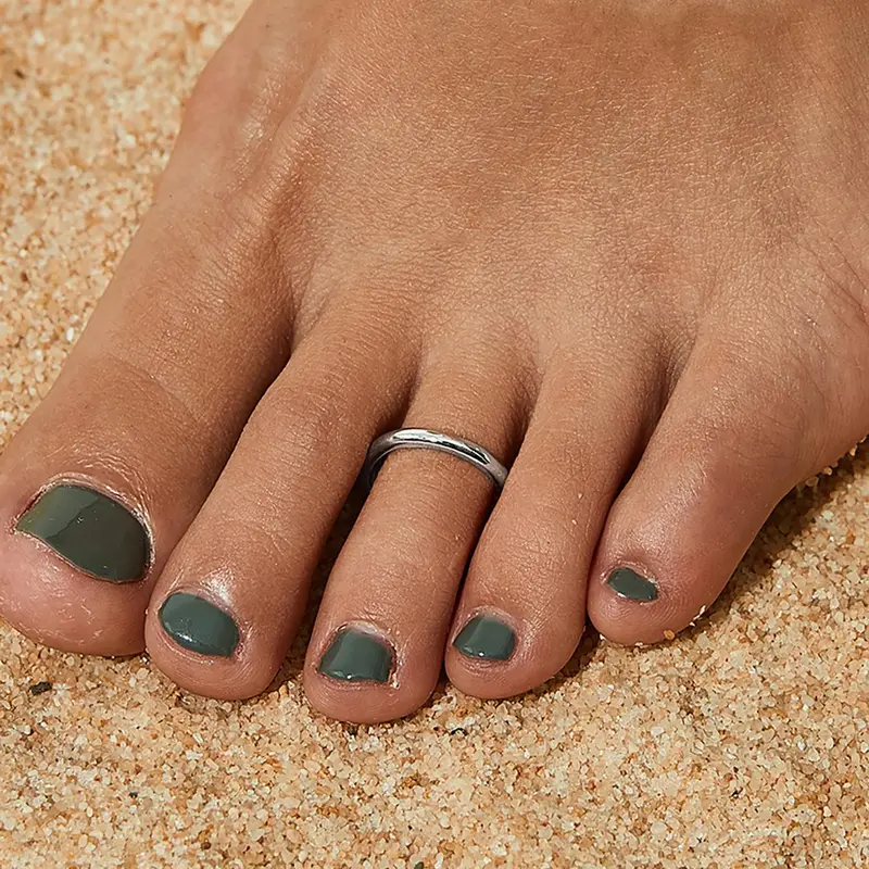 Simple Plain Geometric Design Minimalist Adjustable Foot Ring, Toe Rings, Gifts for Her, Women's Fashion Cute Jewelry Accessories for Beach Vacation, Accessories for Women, High Quality Jewelry