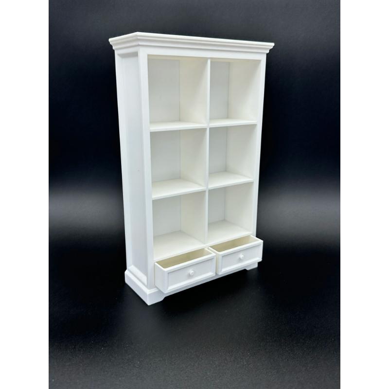 1/6 Scale 2 Drawer 3 Shelf Mini Bookshelf / Mini Brands Books / Mini Books / Bookcase / Miniatures.