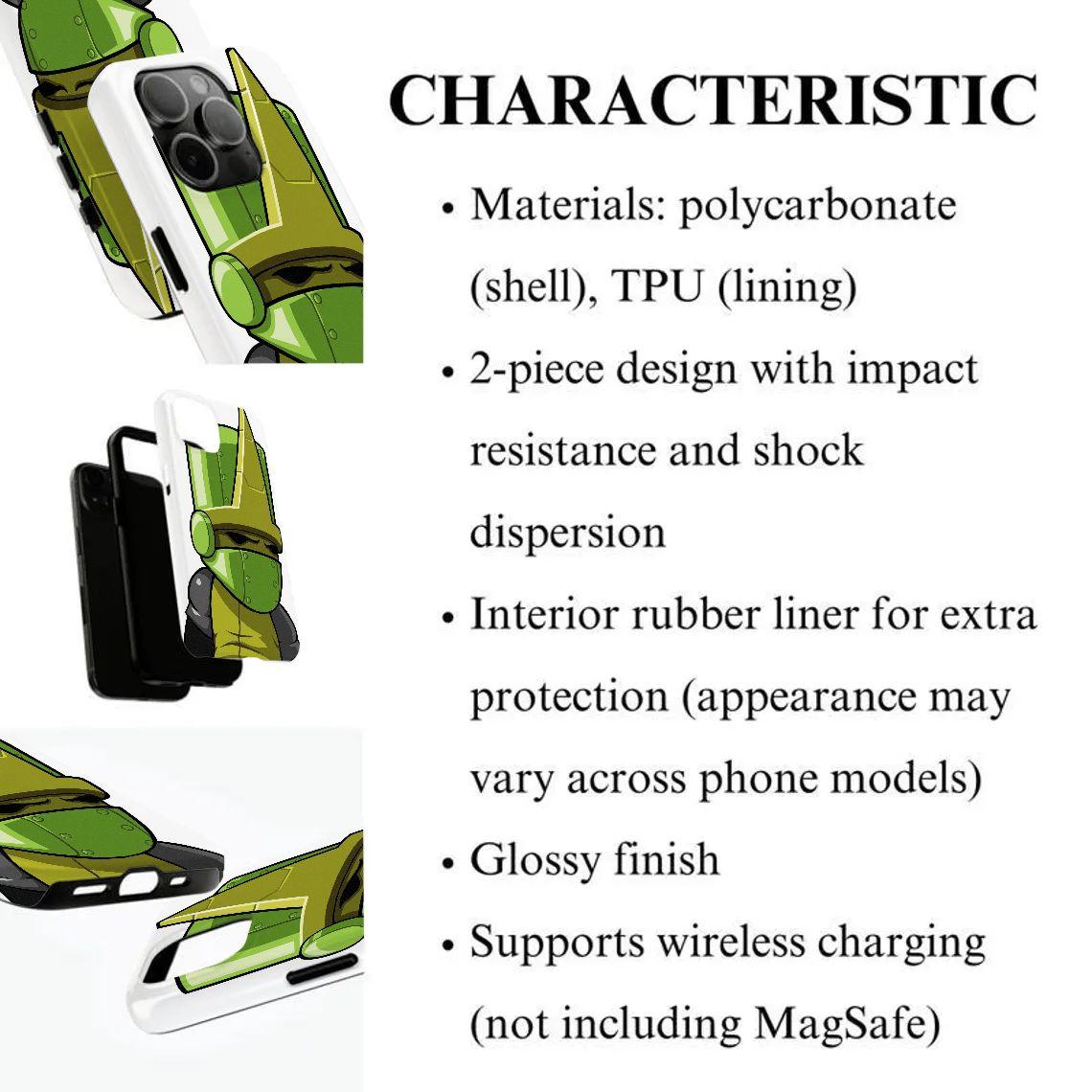 2-in-1 Film-Integrated Phone Case featuring a "Castle Crashers" Pattern in a High-Energy Anime Style — Compatible with iPhone 12, 13, 14, 15, 16, & 17 Series — Unique & Creative Design