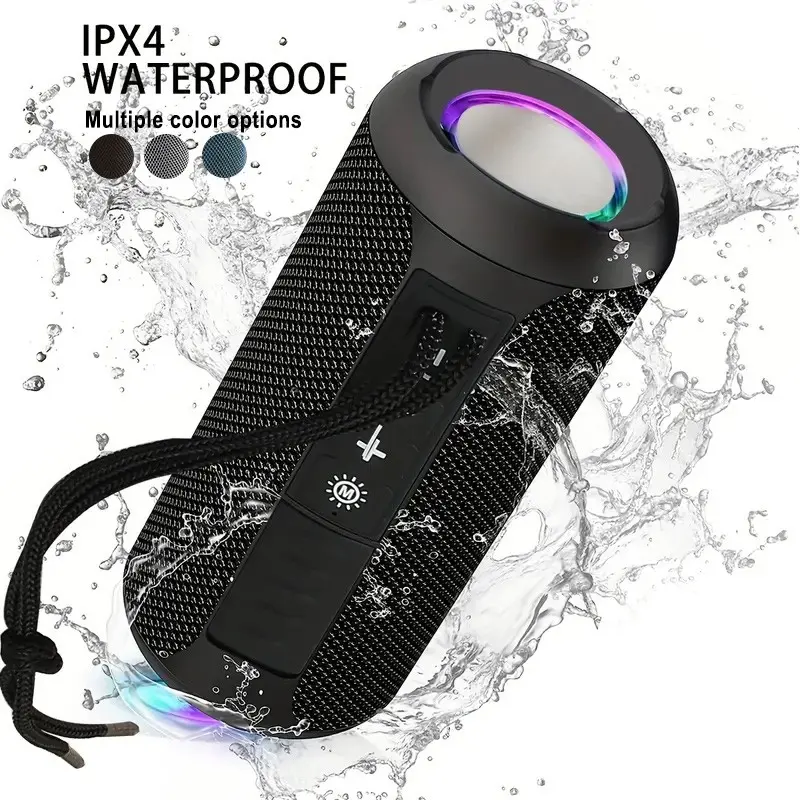 T&g Tg227 Portable Rechargeable Wireless Music Speaker, Supports TWS/fm Radio/aux, Connects to Phone/tablet/TV, 10m Range, Ideal Gift Choice