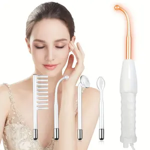 Us Plug Home Use Four-In-One Facial Massage Stick, High Frequency Beauty Device, Skin Care Facial Massager, Professional-Grade Face Massaging Tool, Facial Tools
