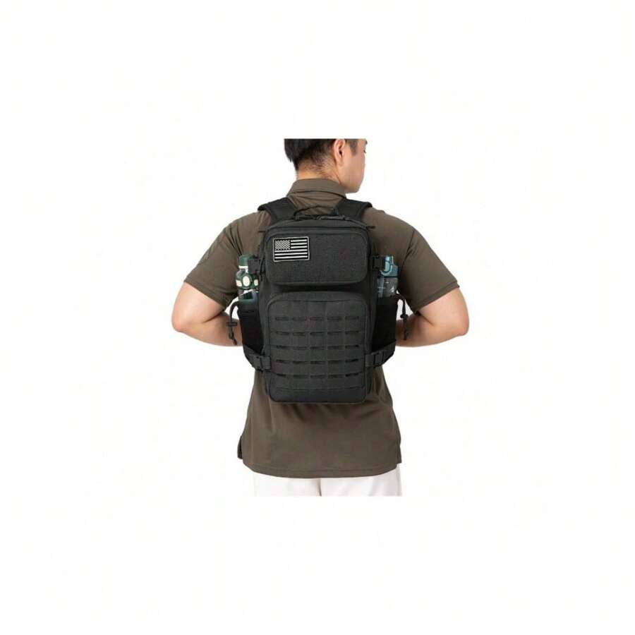 25L Tactical Backpacks for Men Survival Laser Cut Daypack Small Bug Out Bag Hunting Rucksack with Dual Cup Holders multifunctional backpack USB Charging Women's Travel Backpack USB Charging Women's Travel Backpack