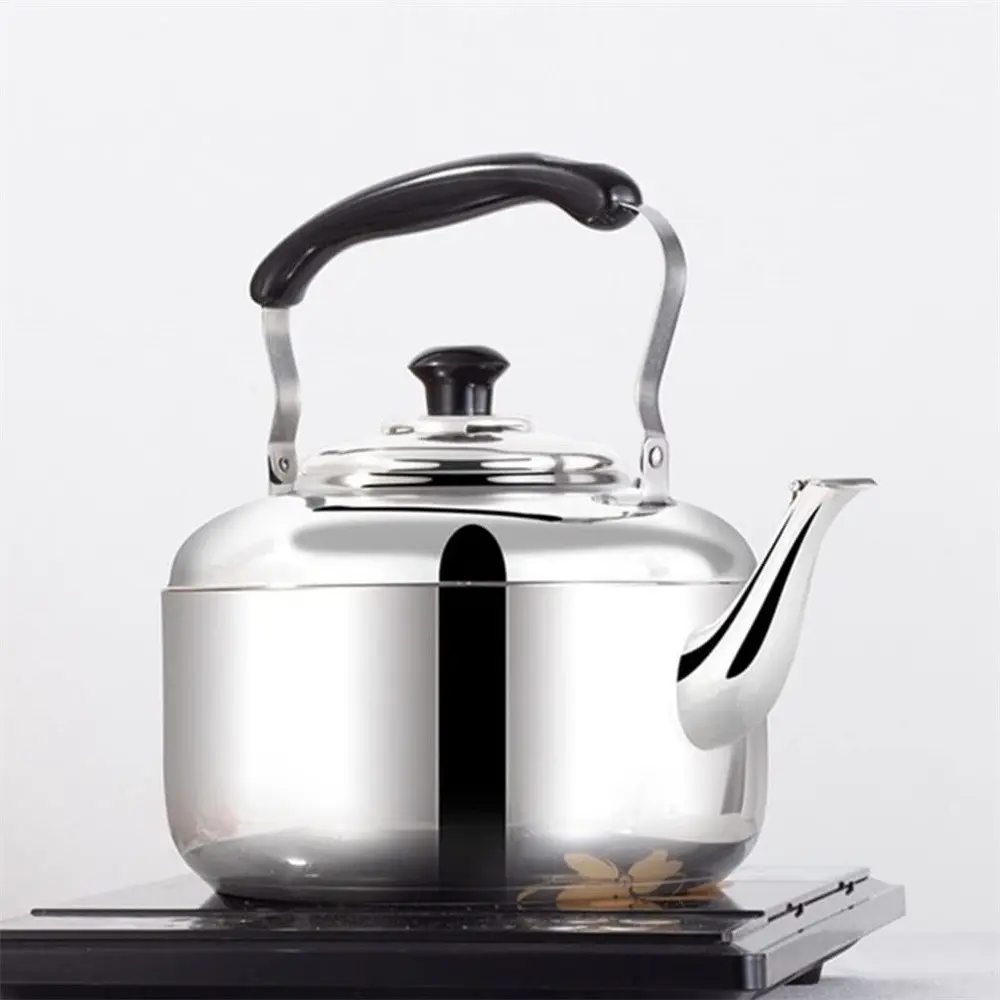 Stainless Steel Whistling Kettle, Fast Boiling Water Heater, BPA Free, Ideal for Kitchen Office Camping Travel, Home Hotel Restaurant Gift