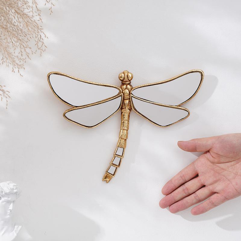 1pc Reflective Resin Dragonfly Wall Art Decor, Insect Collector's Decorative Hanging for Home & Party, Creative Insect Display, Hanging Ornaments