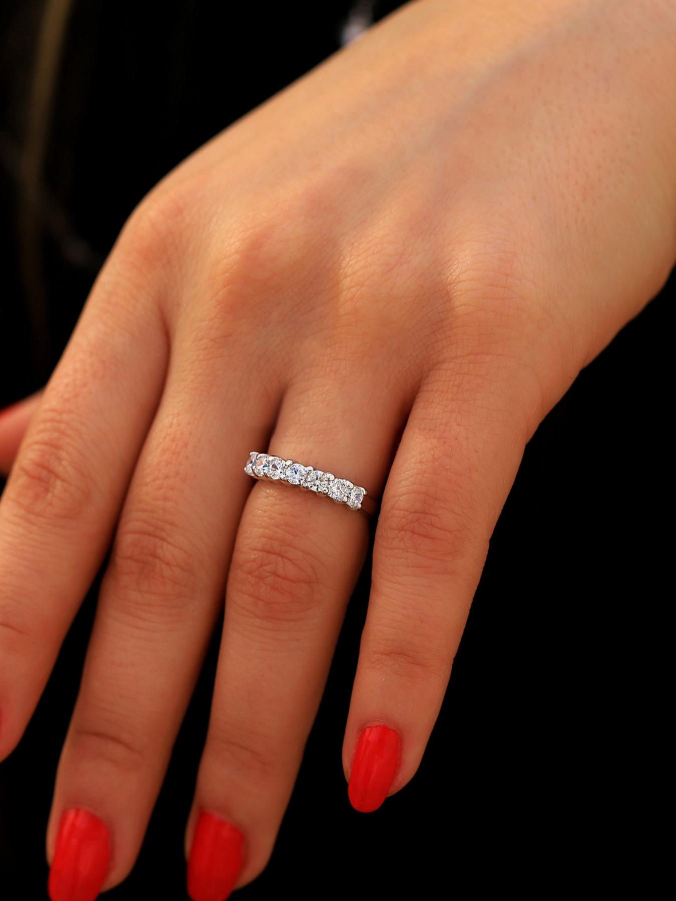 S925 Sterling Silver Synthetic Moissanite Ring, Trendy All-match, Exquisite, Pave & Elegant Engagement Ring for Women, Eternal Promise Wedding Engagement Ring, Fine Jewelry Anniversary Gift