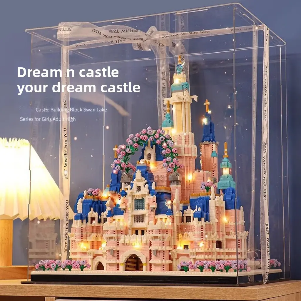 Castle Building Blocks Micro Beads Toy –  High Difficulty Extra Large Assembly Educational Puzzle Gift