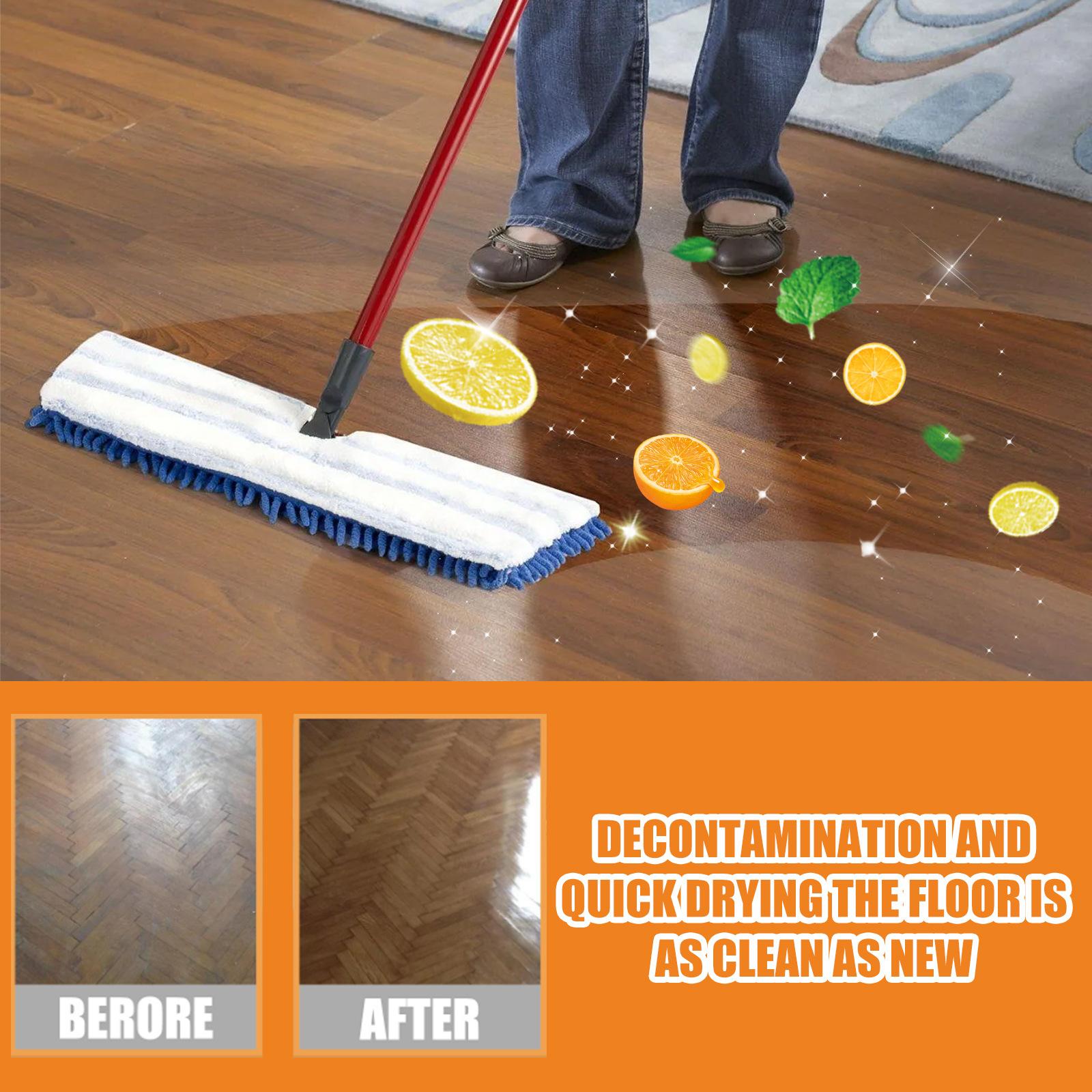 Floor Cleaner Set: Stain Remover, Descaler, Wood Floor Cleaner, Polisher, Brightener, Tile Cleaner